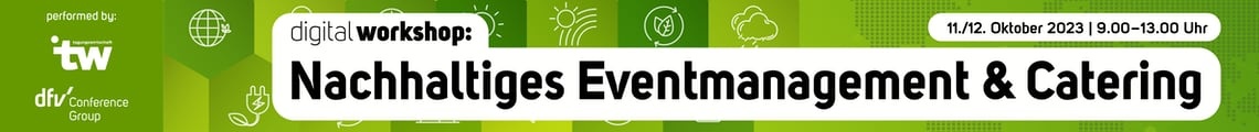 digital workshop: Nachhaltiges Eventmanagement & Catering
