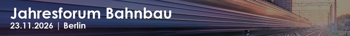 BVMB - Jahresforum Bahnbau 2026 (ehem. Jahrestagung Arbeitskreis Bahn)