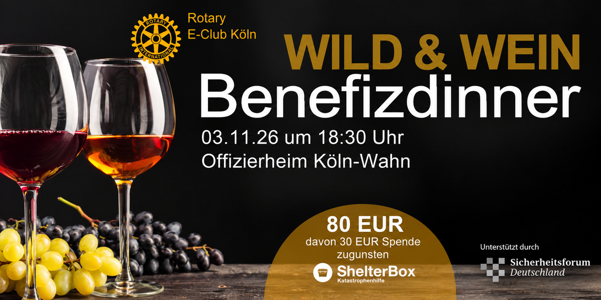 Benefizessen des Rotary E-Club Köln
