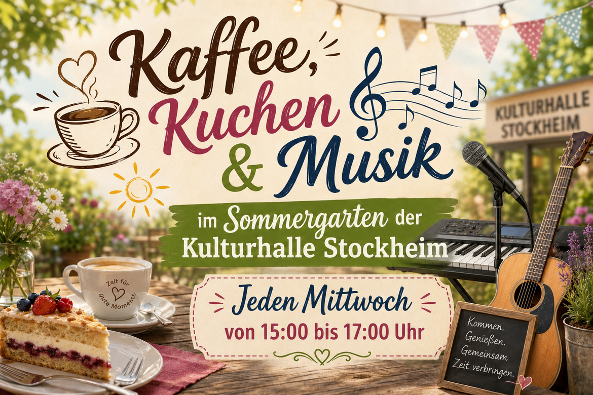 Kaffee, Kuchen & Musik im Sommergarten