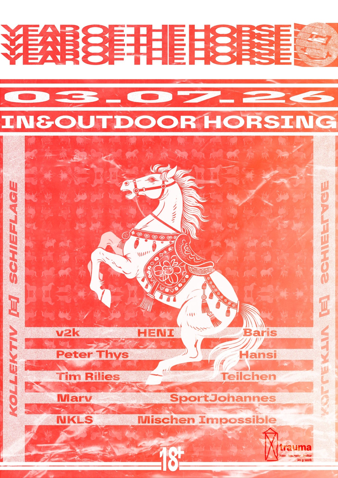 Kollektiv[e] Schieflage feiert: Year of the Horse