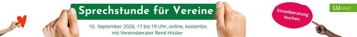 Sprechstunde für Vereine - Einzelberatung