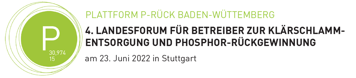 4. Landesforum für Betreiber zur Klärschlammentsorgung und Phosphor-Rückgewinnung