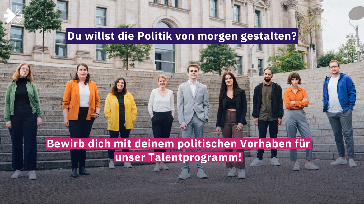 Sprechstunde JoinPolitics Talentprogramm