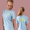 Neu! Sommerkongress Mid-Light T-Shirt in sky-blue (hellblau) - Druckfarbe gelb