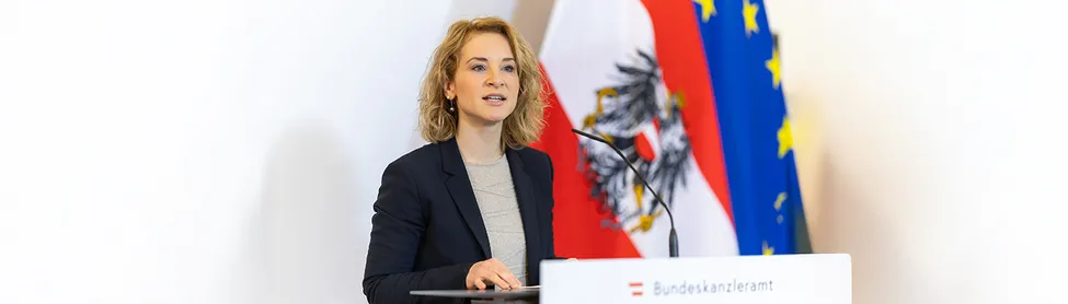 Diskussion mit Wissenschaftsministerin Eva-Maria Holzleitner