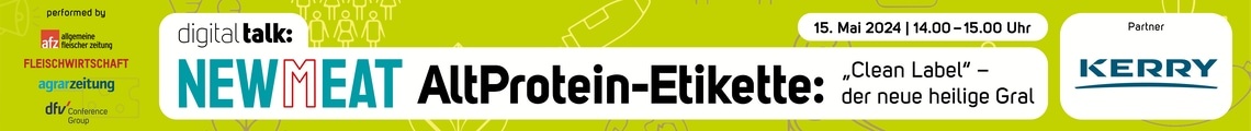 digital talk: NEW MEAT - AltProtein-Etikette: "Clean Label" – der neue heilige Gral