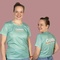 SALE: Damen OAMN Laufshirt türkis mit "Ohne Alkohol mit Nathalie Print" vorne und hinten