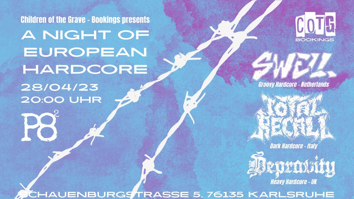 SWELL (NL) + Total Recall (IT) + Depravity (UK)