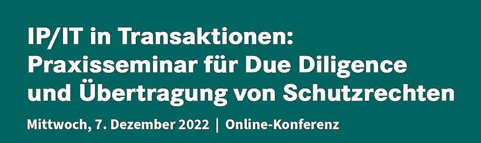 IP/IT in Transaktionen