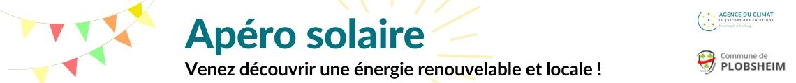 Apéro solaire à Plobsheim