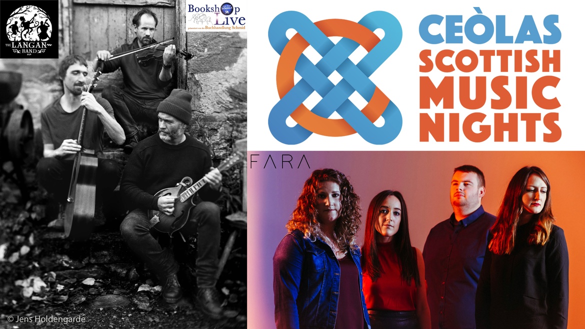 BOOKSHOP LIVE: Ceòlas - Scottish Music Nights feat. The Langan Band und FARA