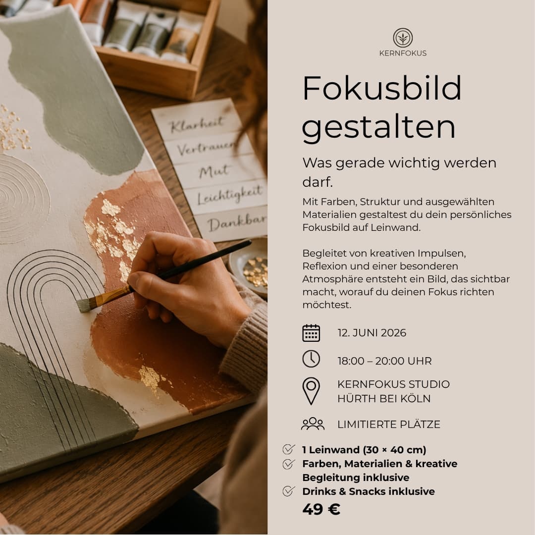 Kreativworkshop - Fokusbild gestalten
