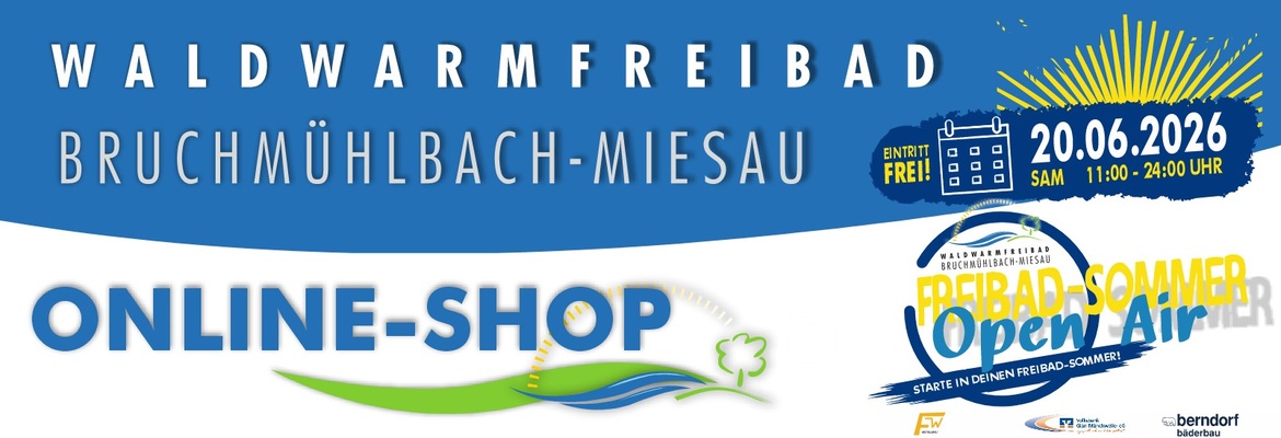 Freibad-Saison 2026 (16.5. - 30.8.2026)
