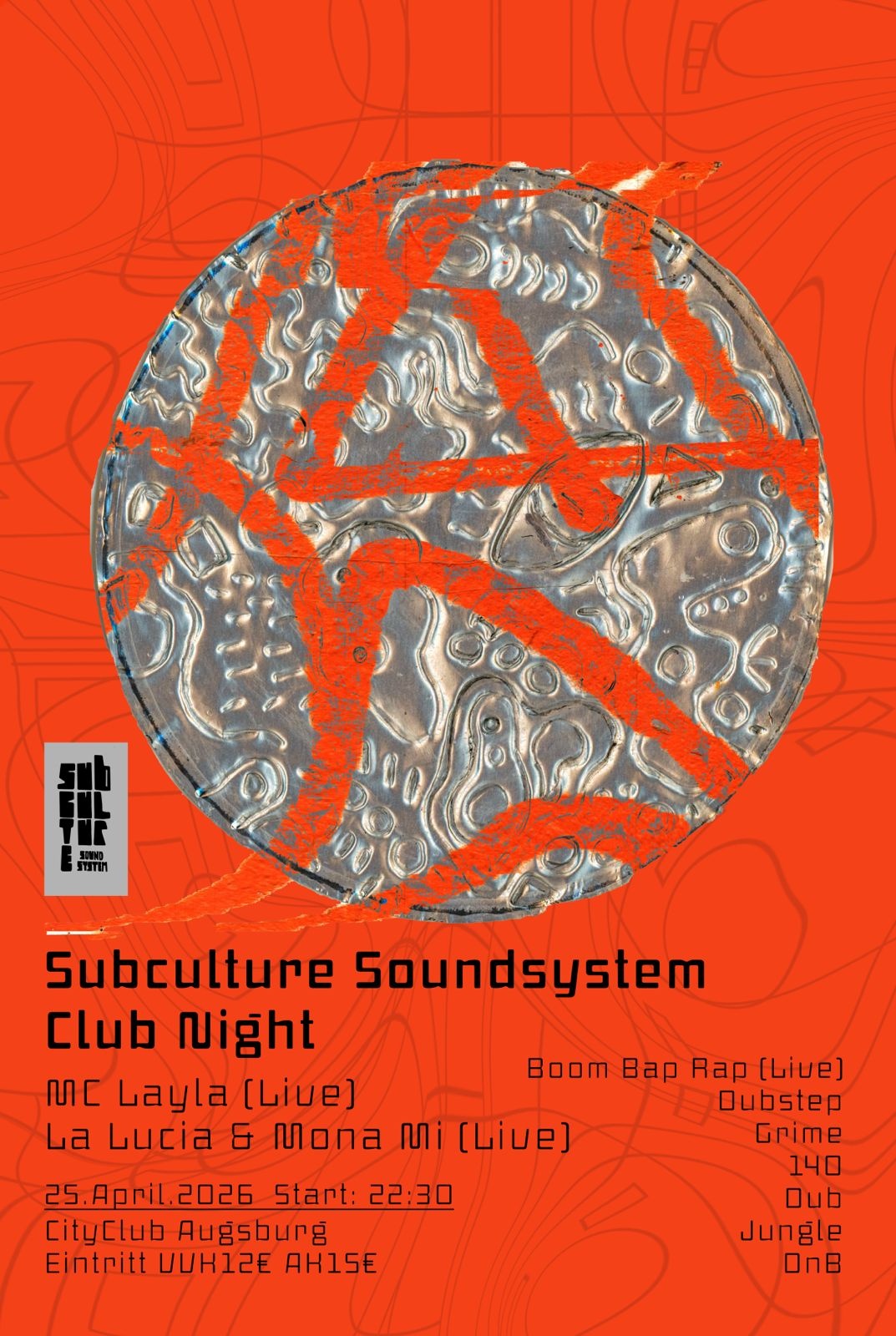 Subculture Soundsystem Club Night