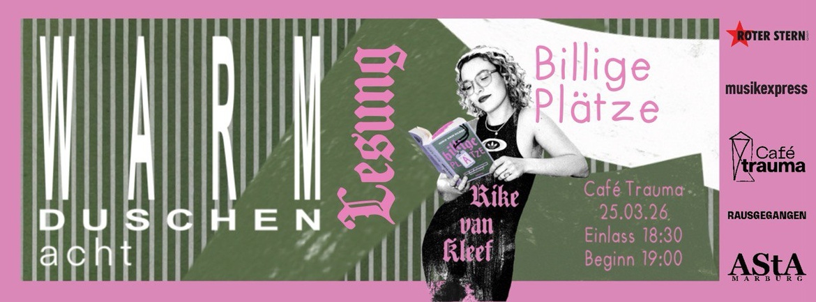 Lesung: Viele Grüße von den billigen Plätzen