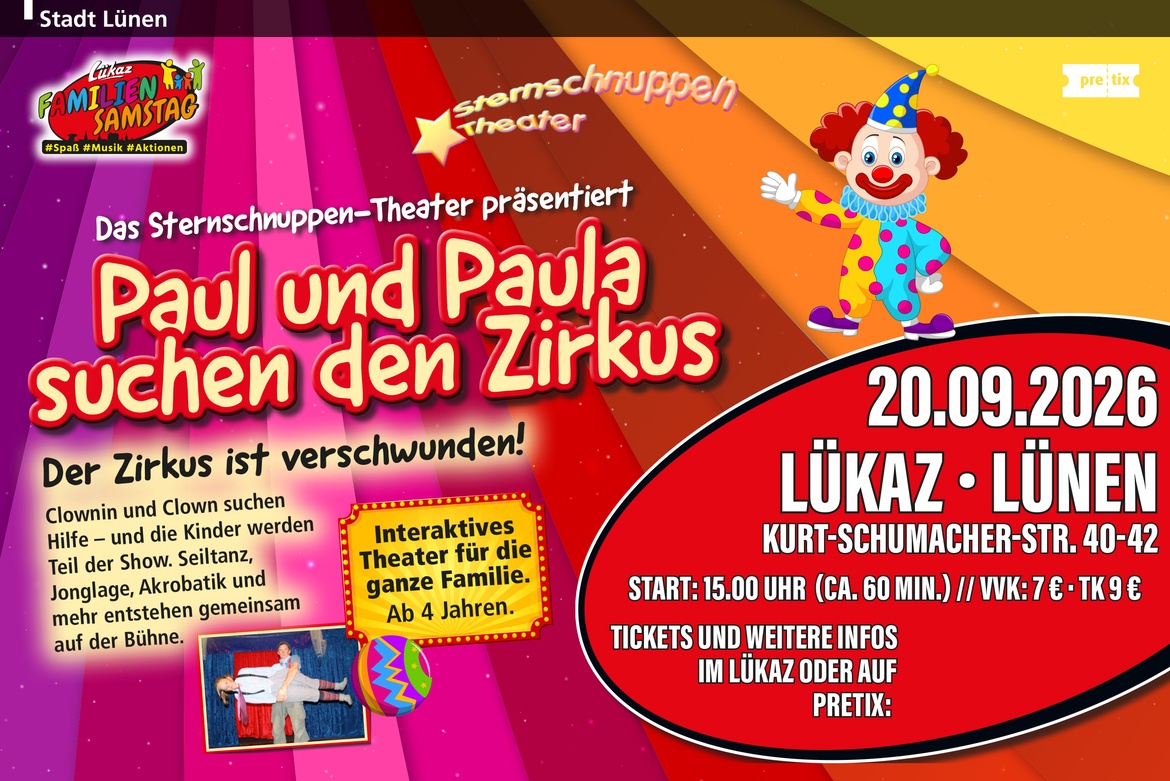 Paul und Paula suchen den Zirkus - Zirkustheater