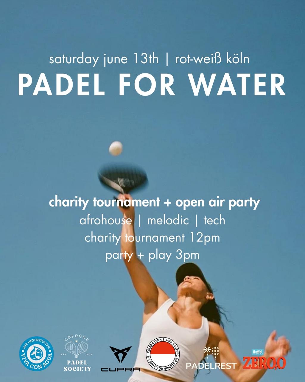 Padel Society - The Padel for Water Charity