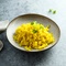 Thai Gemüse-Curry  mit Kokosmilch auf Gewürzreis - vegan