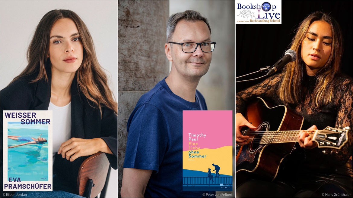 BOOKSHOP LIVE: Newcomer Night mit Eva Pramschüfer und Timothy Paul - Musik: Lya