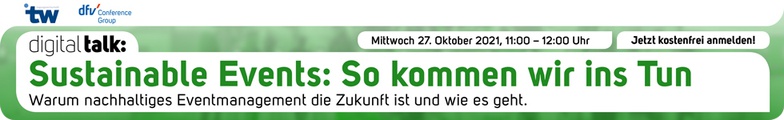 "Sustainable Events: So kommen wir ins Tun"