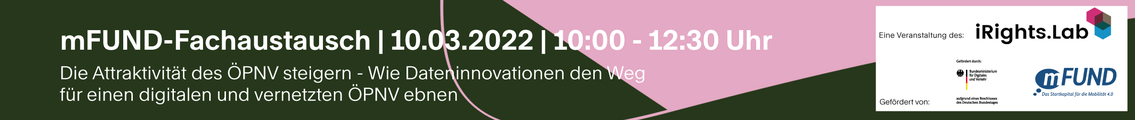 mFUND-Fachaustausch: Die Attraktivität des ÖPNV steigern – Wie Dateninnovation den Weg für einen digitalen und vernetzten ÖPNV ebnen