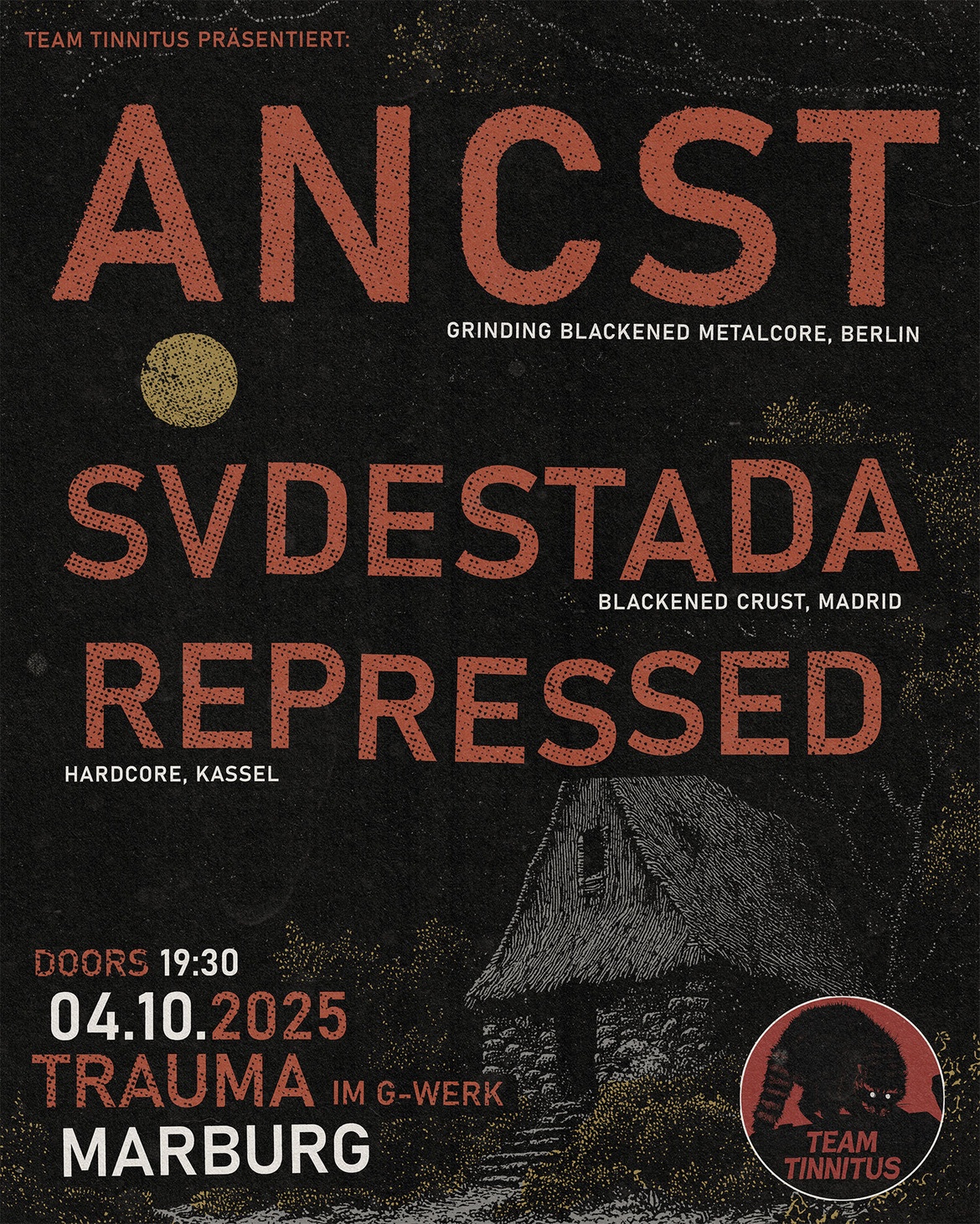 Konzert: ANCST+ SVDESTADA + REPRESSED