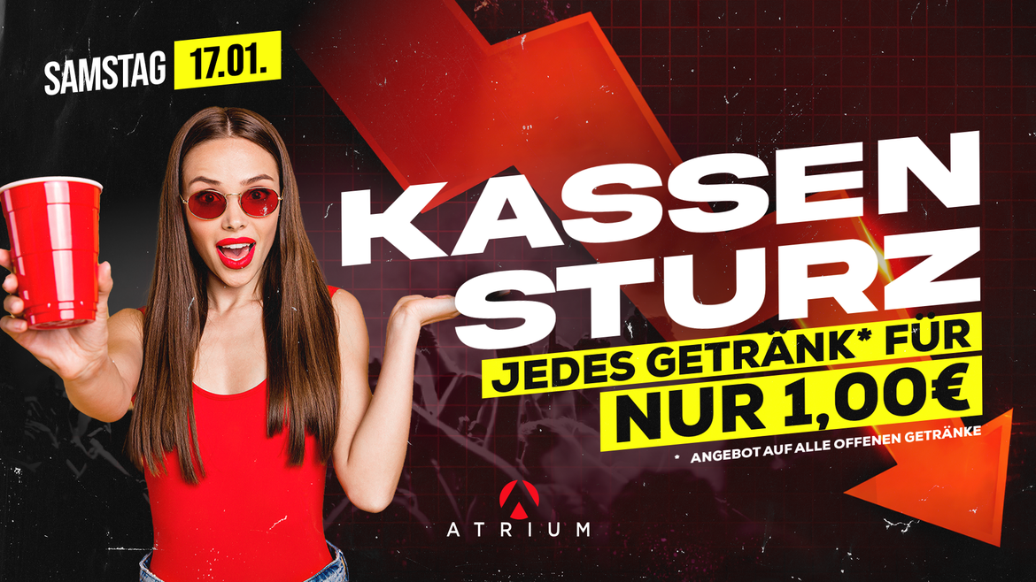 1€ PARTY | KASSENSTURZ | 17.01.26