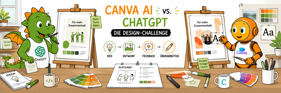 Canva AI versus ChatGPT: Die Design-Challenge