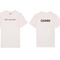 T-Shirt "Wunderbarer Mensch" in white mit schwarzfarbigem Druck + OAMN Logo