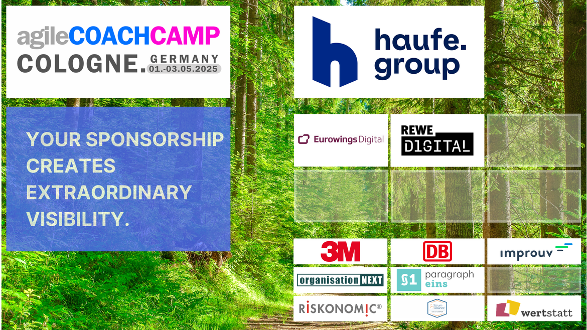 SPONSORSHIP 'agile COACH CAMP COLOGNE' (accCGN25)