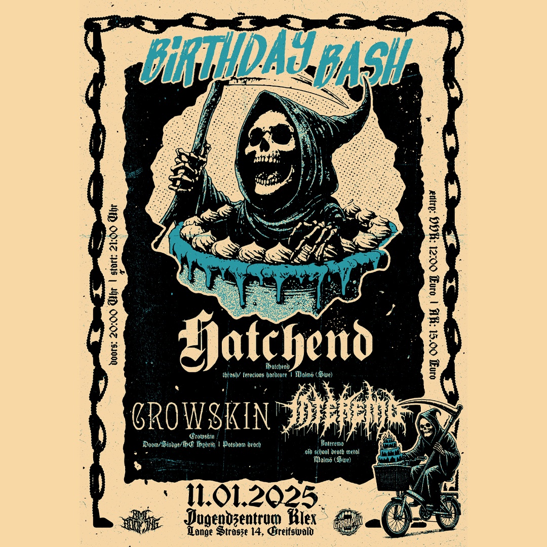 Hatchend /Swe) + Crowskin + Interemo (Swe)