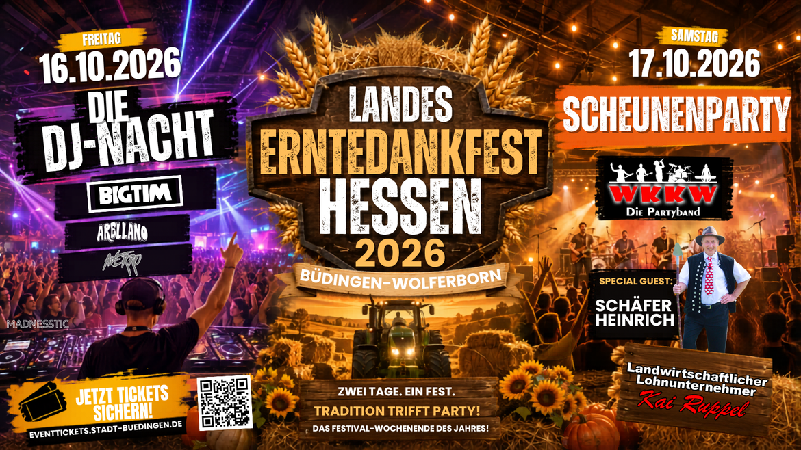 Landeserntedankfest Hessen mit BIG TIM, WKKW und Schäfer Heinrich