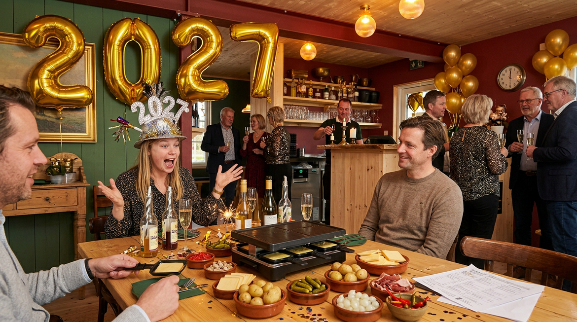 Silvester in der Messingkanne