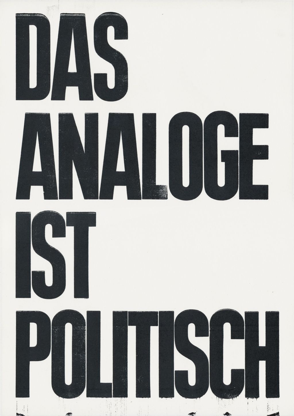 Das Analoge ist politisch: Feministisches Drucken für den 8. März