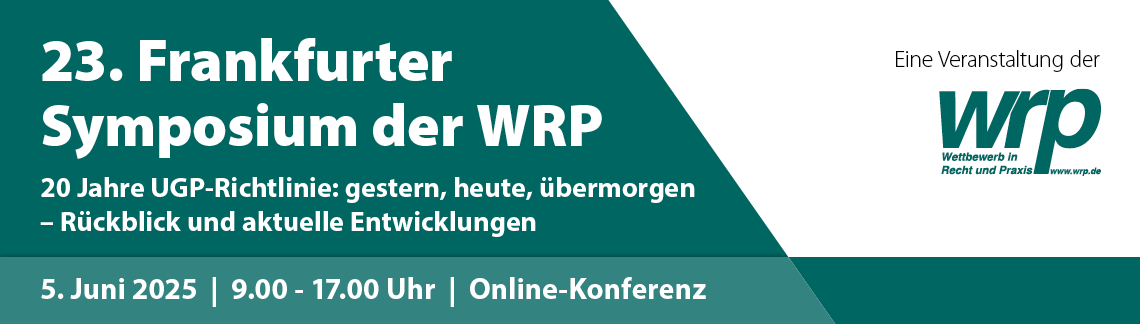 23. Frankfurter Symposium der WRP