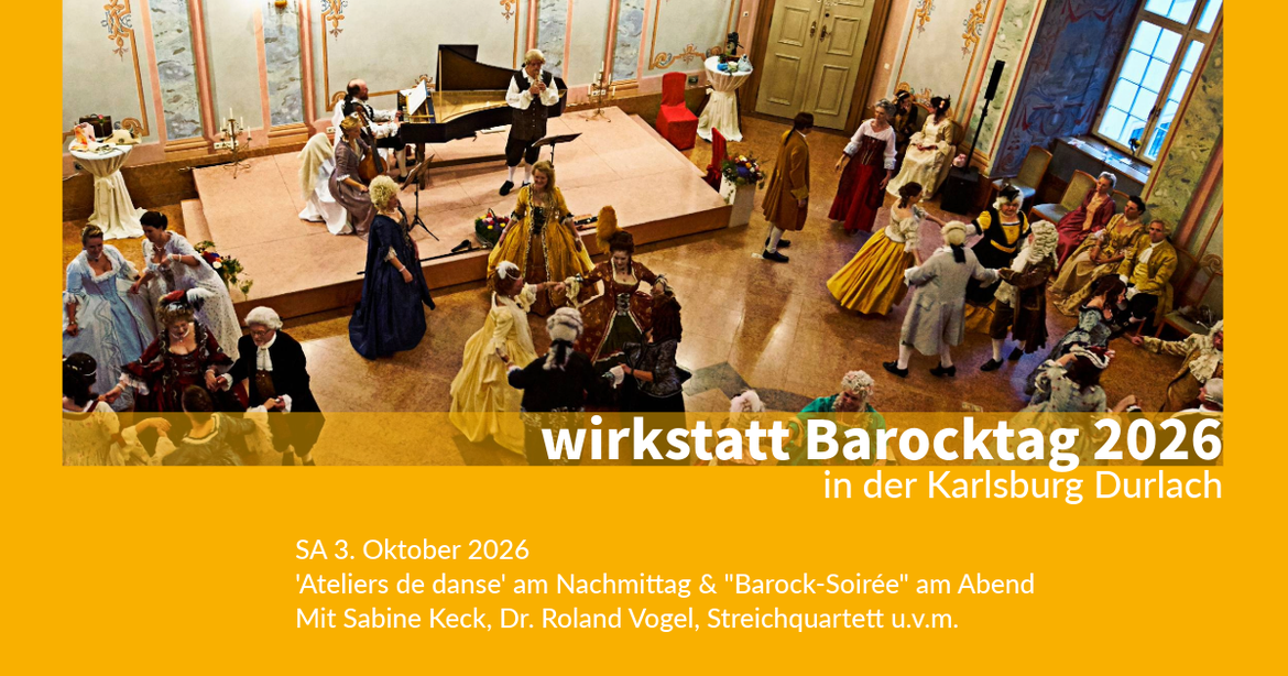wirkstatt Barocktag 2026