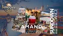 Sundown Dance im Hotel AMANO Grand Central in der Rooftop Bar & APARTMENT Bar