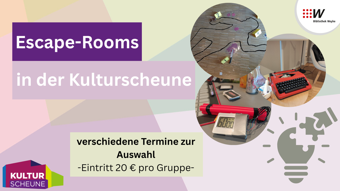 Escape-Room für Erwachsene in der Kulturscheune
