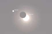 Partielle Sonnenfinsternis am Mittag über München