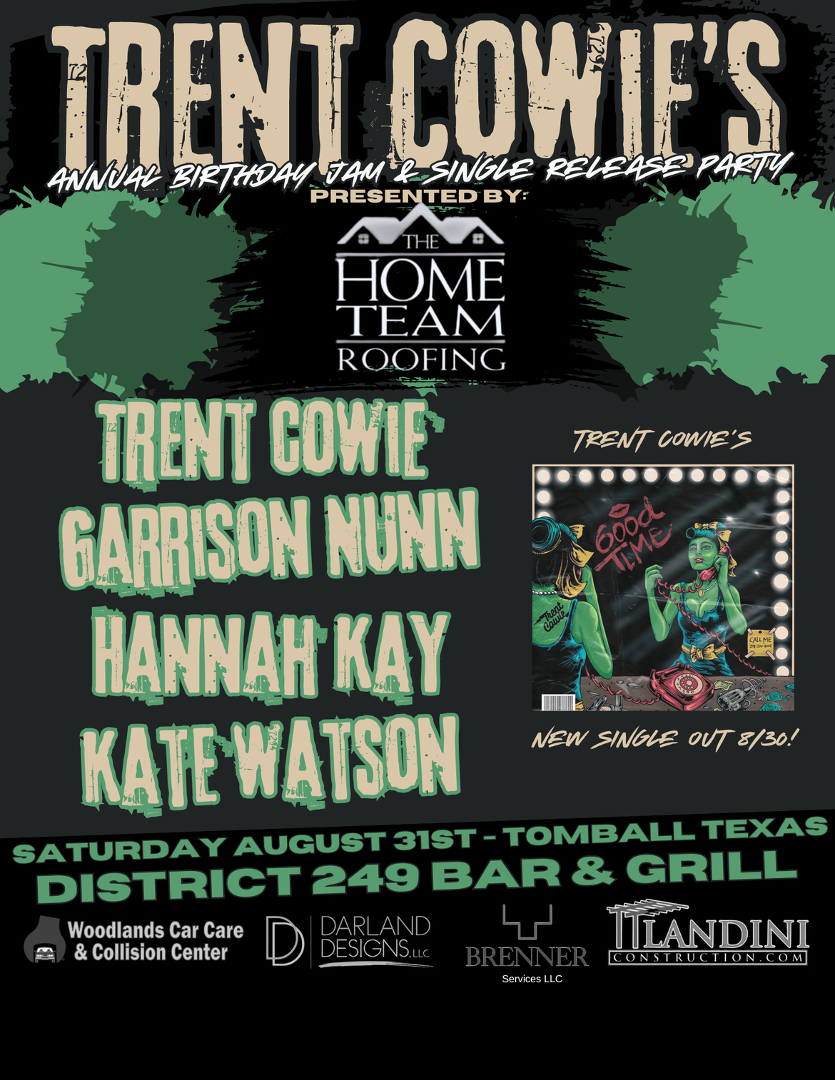 Trent Cowie's Annual Birthday Jam