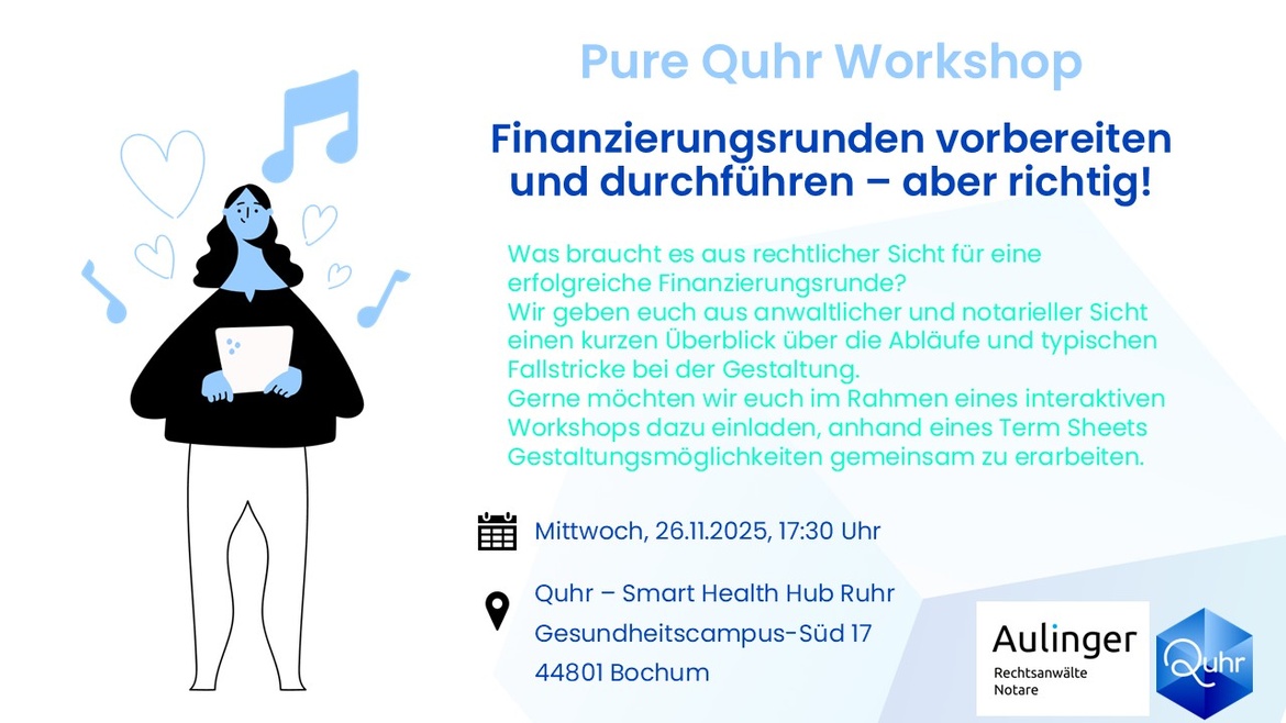 Pure Quhr | Finanzierung