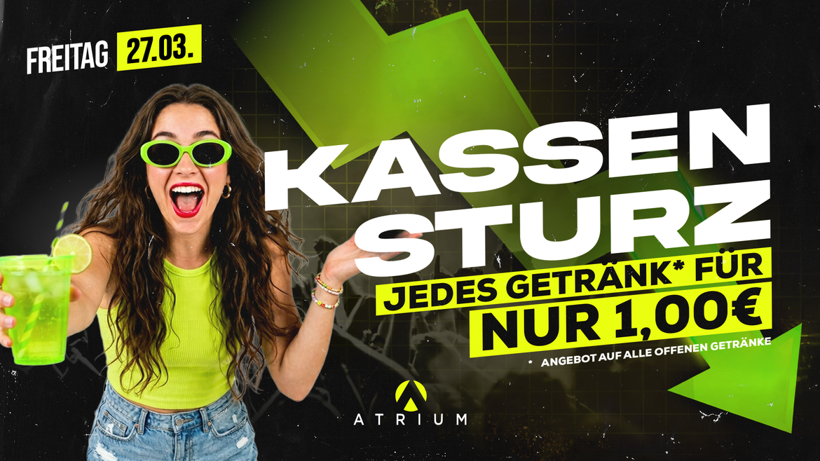 1€ PARTY | KASSENSTURZ | 27.03.26