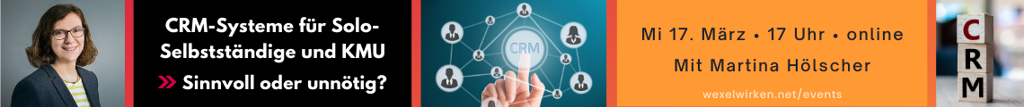 CRM-Systeme für Solo-Selbstständige und KMU? Sinnvoll oder unnötig?