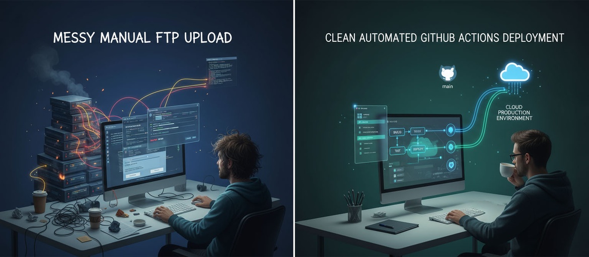 Deployment mit GitHub Actions und Deployer für TYPO3