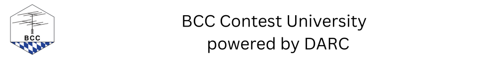Contest University (CTU) 2026 des Bavarian Contest Club (BCC) - powered by DARC e.V.