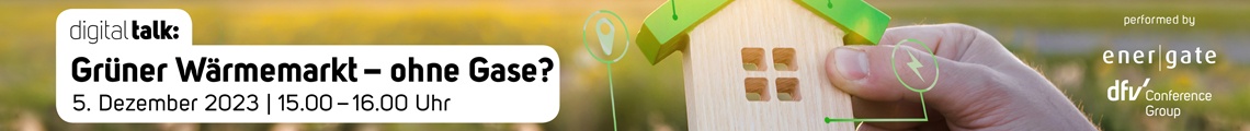 digital talk: Grüner Wärmemarkt - ohne Gase?