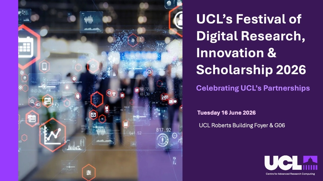 UCL's Festival of Digital Research, Innovation & Scholarship 2026
