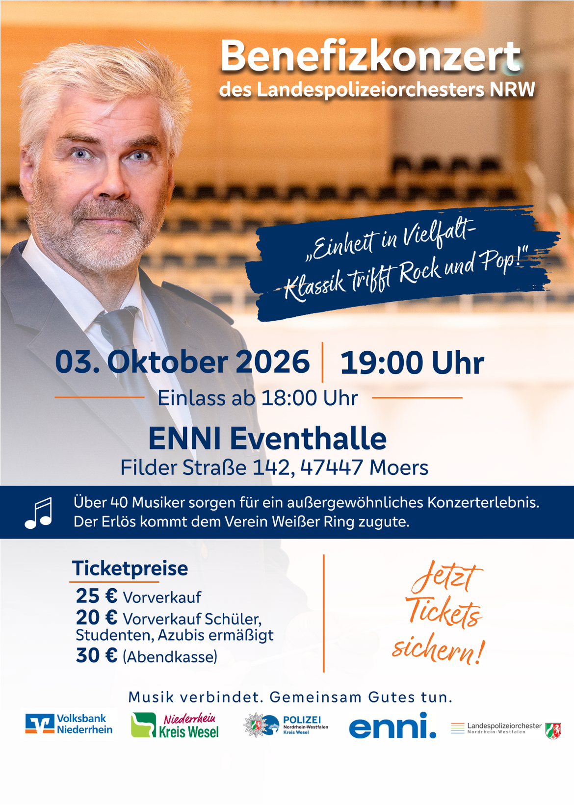 Benefizkonzert der Kreispolizeibehörde Wesel