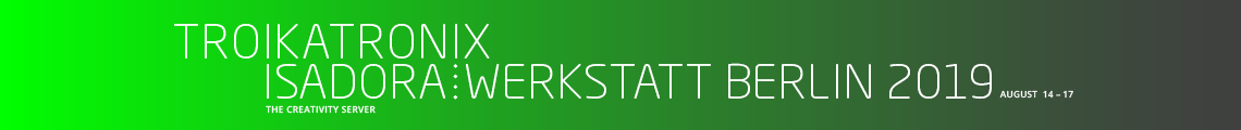 Isadora Werkstatt 2019